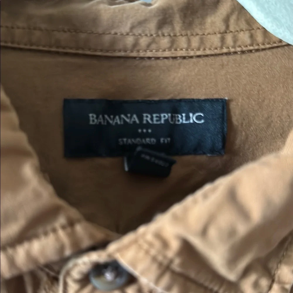 Brown Button-Up Shirt